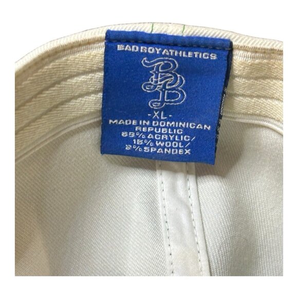 Bad Boy Athletics Dead Stock Fitted Baseball Cap Blue White Green One Size - Picture 5 of 6